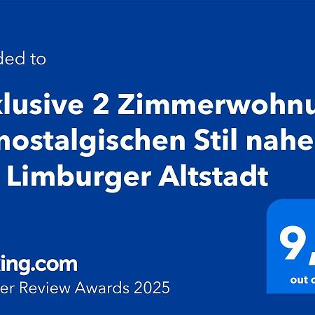 Exklusive 2 Zimmerwohnung Im Nostalgischen Stil Nahe Der Limburger Altstadt Limburg an der Lahn Exteriér fotografie
